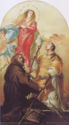 The Virgin in Glory with Saint Lawrence and Saint Francis of Paola